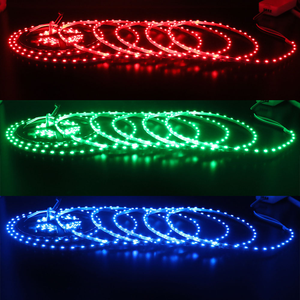 SK6812 SMD4020 360LEDs 16.4Ft Side Emitting Individually Addressable LED Strip Lights